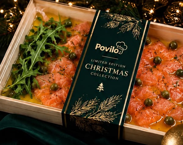 POVILO Christmas Collection karpačio padėklas šventinėje pakuotėje